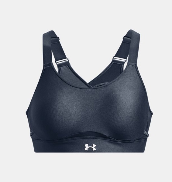 Gri Kadın UA Infinity High Crossover Spor Sütyeni