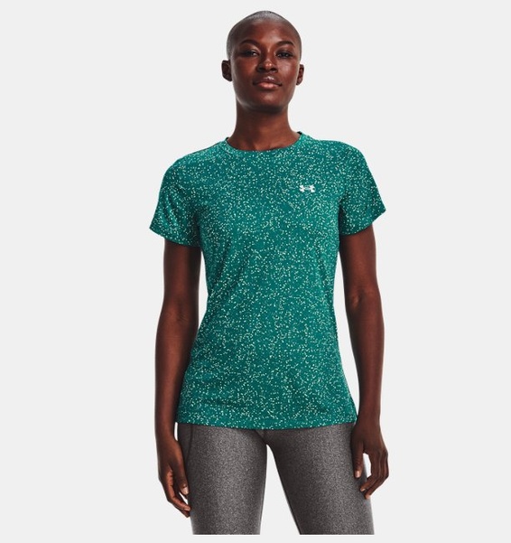Yeşil Kadın UA Tech™ Nova Kısa Kollu T-shirt