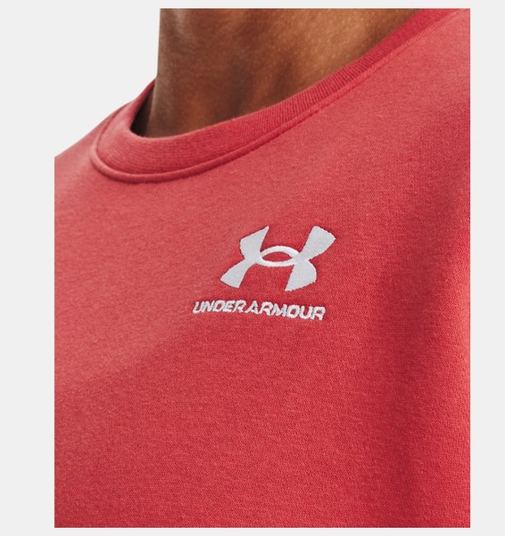 Kırmızı Kadın UA Essential Fleece Bisiklet Yaka