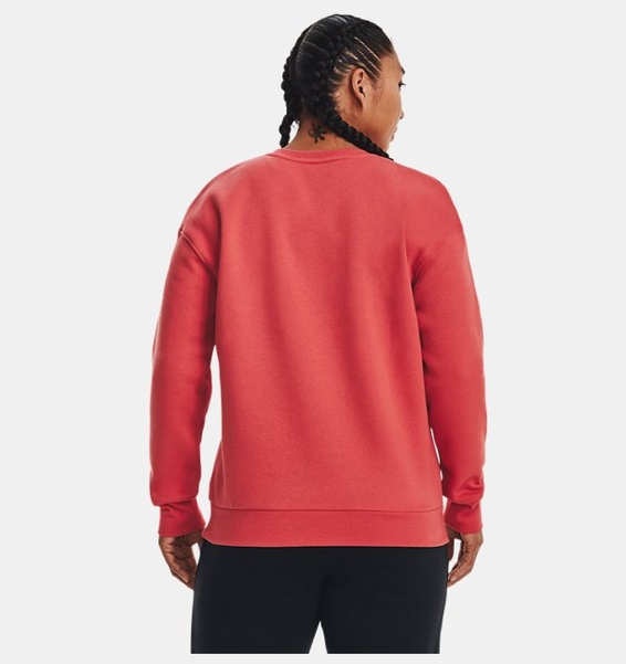 Kırmızı Kadın UA Essential Fleece Bisiklet Yaka
