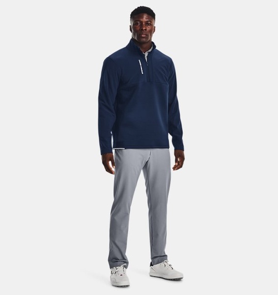 Mavi Erkek UA Storm Daytona ½ Fermuarlı Sweatshirt
