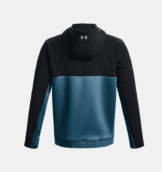 Siyah Erkek UA Storm Daytona Tam Boy Fermuarlı Sweatshirt