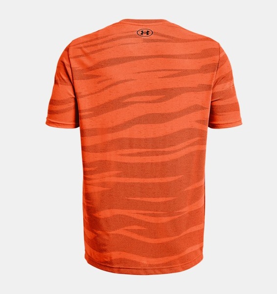 Turuncu Erkek UA Dikişsiz Wave Kısa Kollu T-shirt