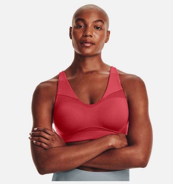 Kırmızı Kadın UA SmartForm Evolution Mid Spor Sütyeni