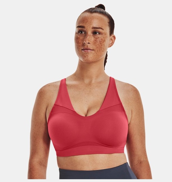 Kırmızı Kadın UA SmartForm Evolution Mid Spor Sütyeni