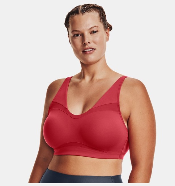 Kırmızı Kadın UA SmartForm Evolution Mid Spor Sütyeni