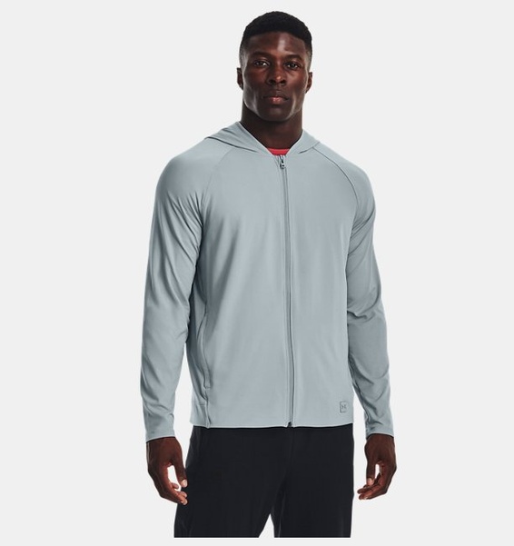 Mavi Erkek UA Meridian Tam Boy Fermuarlı Sweatshirt
