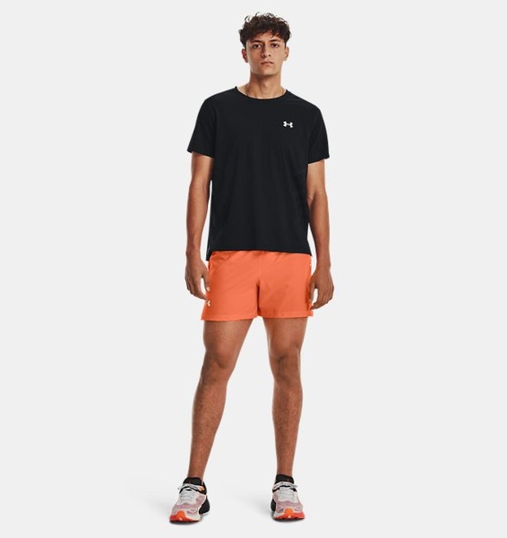 Siyah Erkek UA Launch Elite Graphic Kısa Kollu T-shirt