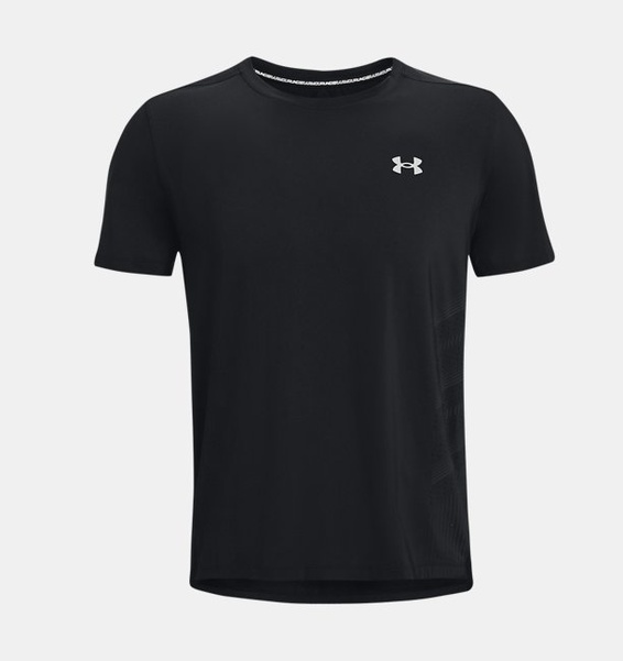 Siyah Erkek UA Launch Elite Graphic Kısa Kollu T-shirt