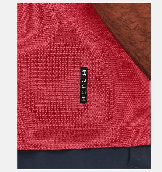 Kırmızı Erkek UA Vanish Elite Dikişsiz Kısa Kollu T-shirt