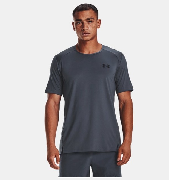 Gri Erkek UA ArmourBaskılı Kısa Kollu T-shirt