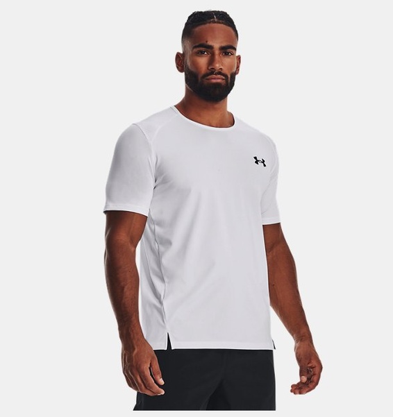 Beyaz Erkek UA ArmourBaskılı Kısa Kollu T-shirt