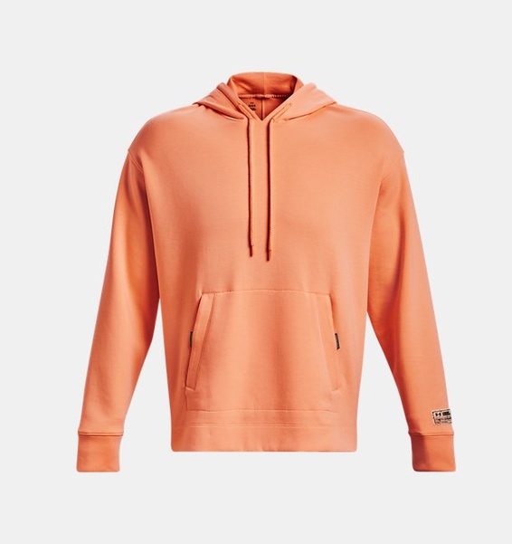 Turuncu Unisex UA Summit Örgü Kapüşonlu Üst