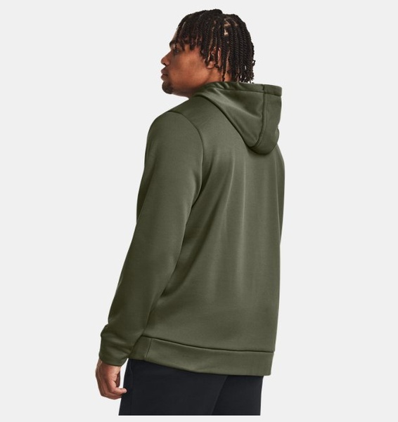 Haki Erkek UA Armour Fleece Kapüşonlu Üst