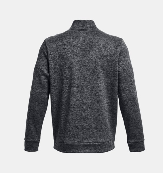 Siyah Erkek Armour Fleece® Twist ¼ Fermuarlı Sweatshirt