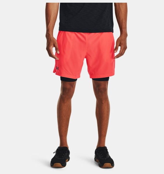 Pembe Erkek UA Vanish Dokuma 2in1 Şort