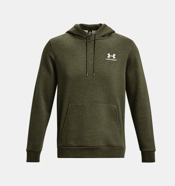 Haki Erkek UA Icon Fleece Kapüşonlu Üst