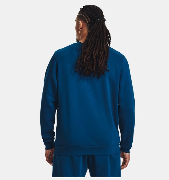 Mavi Erkek UA Icon Fleece Bisiklet Yaka Sweatshirt