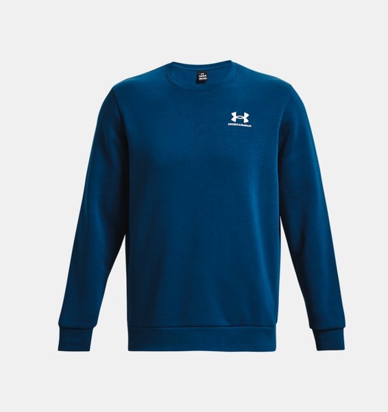 Mavi Erkek UA Icon Fleece Bisiklet Yaka Sweatshirt