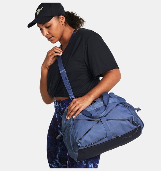 Mavi Kadın UA Project Rock Gym Bag SM Spor Çanta