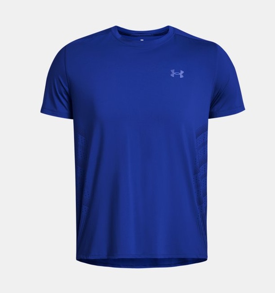 Mavi Erkek UA Launch Elite Graphic Kısa Kollu T-shirt