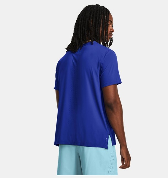 Mavi Erkek UA Launch Elite Graphic Kısa Kollu T-shirt
