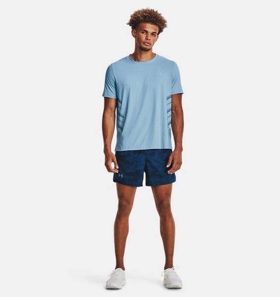 Mavi Erkek UA Launch Elite Graphic Kısa Kollu T-shirt