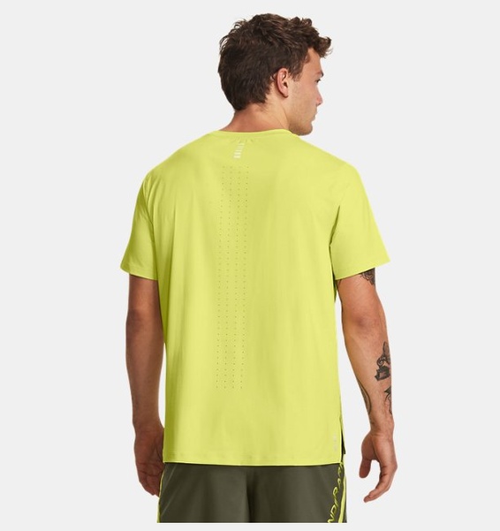 Sarı Erkek UA Launch Elite Graphic Kısa Kollu T-shirt