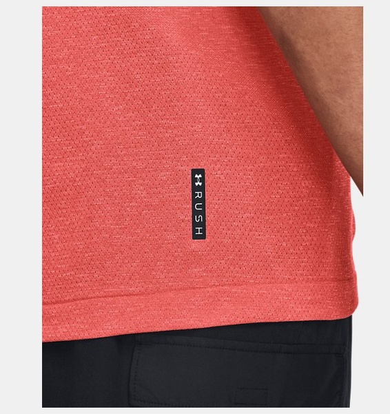 Bordo Erkek UA Vanish Elite Dikişsiz Kısa Kollu T-shirt