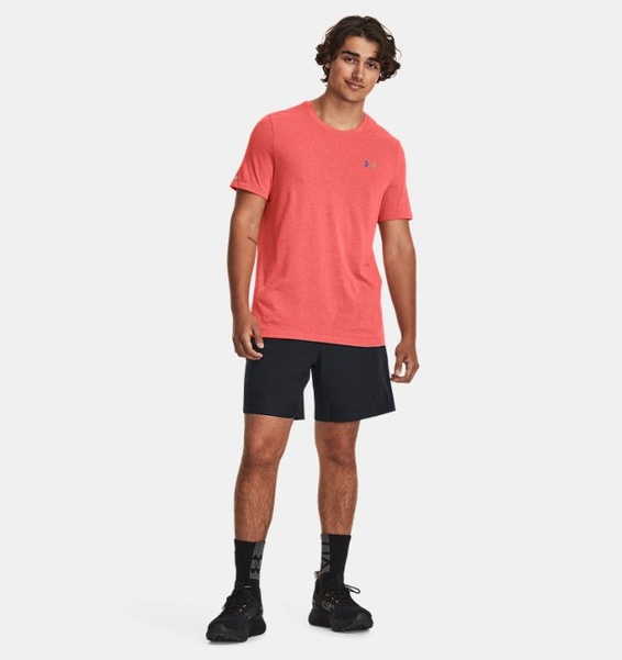 Bordo Erkek UA Vanish Elite Dikişsiz Kısa Kollu T-shirt
