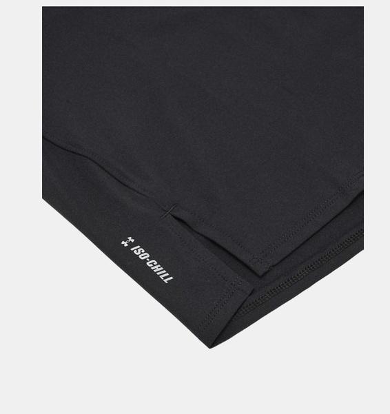 Siyah Kadın UA Serin Tutan Laser T-shirt