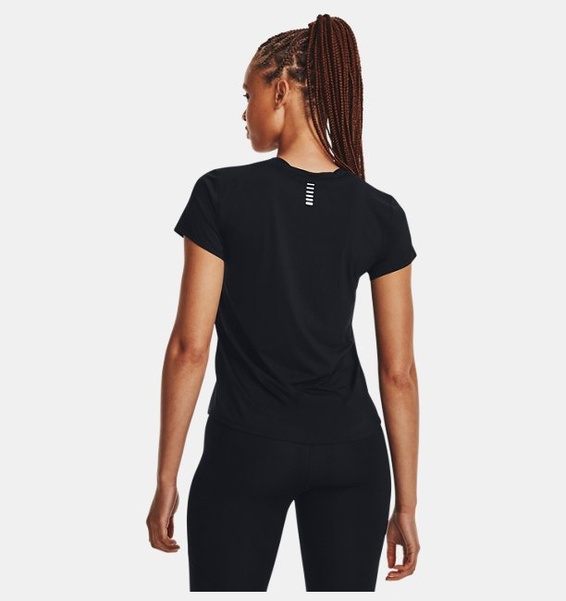 Siyah Kadın UA Serin Tutan Laser T-shirt