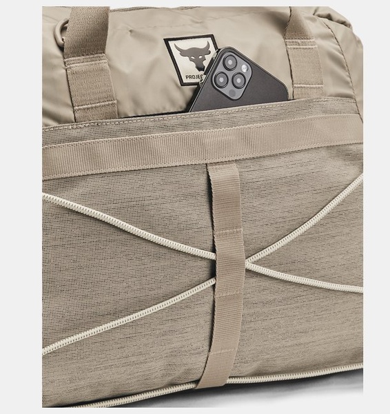 Kahverengi Kadın UA Project Rock Gym Bag SM Spor Çanta