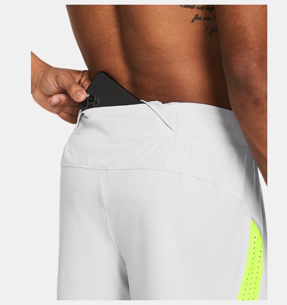 Gri Erkek UA Launch Pro 7inch Şort