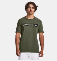 Erkek UA Camo Chest Stripe Kısa Kollu T-shirt