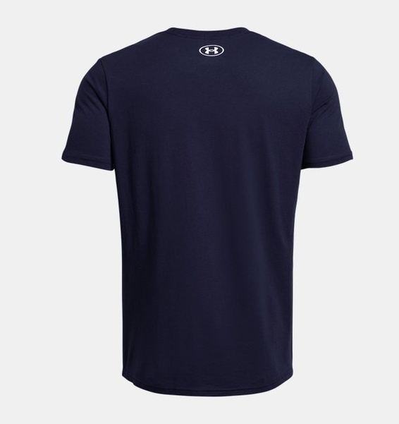 Lacivert Erkek UA Camo Chest Stripe Kısa Kollu T-shirt