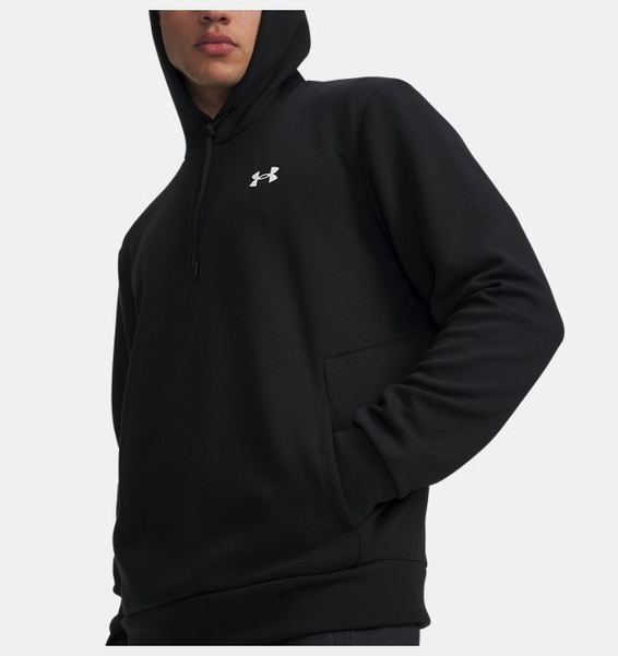 Siyah Erkek UA Flex Fleece Hoodie Sweatshirt