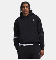 Erkek UA Icon Fleece Taped Hoodie Sweatshirt