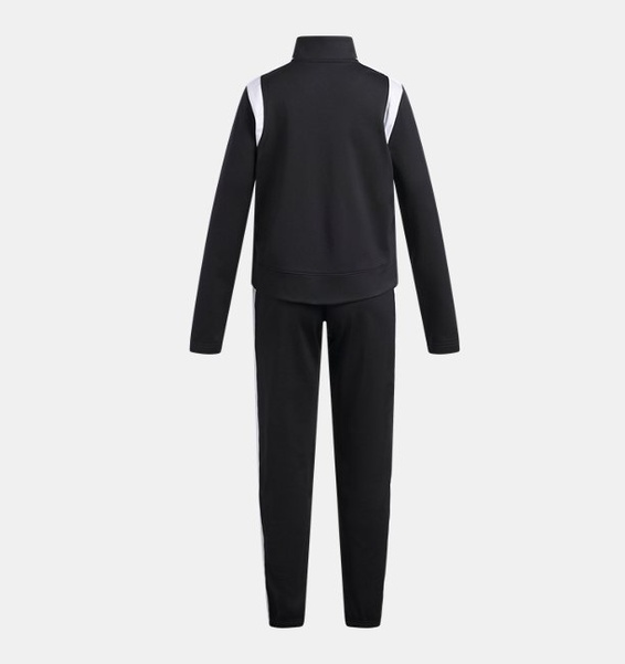 Siyah Kız Çocuk UA Knit Tracksuit Eşofman Takımı