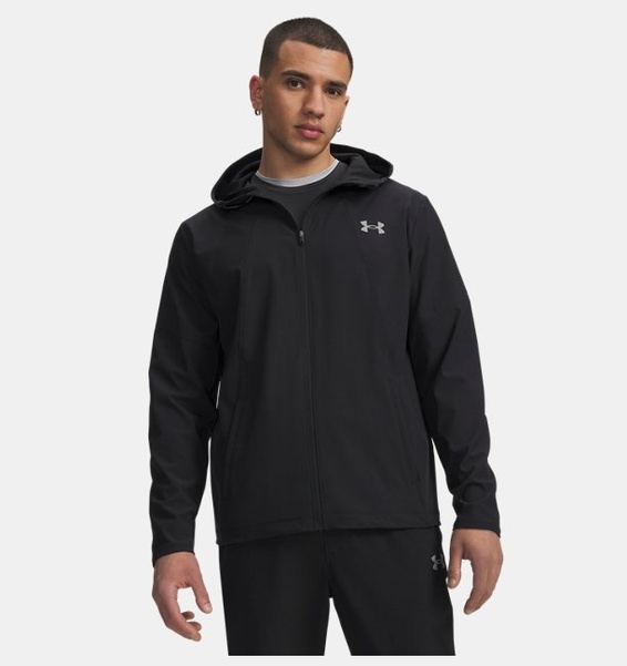 Siyah Erkek UA Tech Utility Woven Ceket