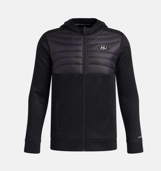 Siyah Erkek Çocuk UA Armour Fleece Insulated Utility Ceket