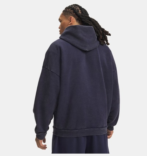 Mavi Erkek UA Icon Heavyweight Fleece Washed Hoodie Sweatshirt
