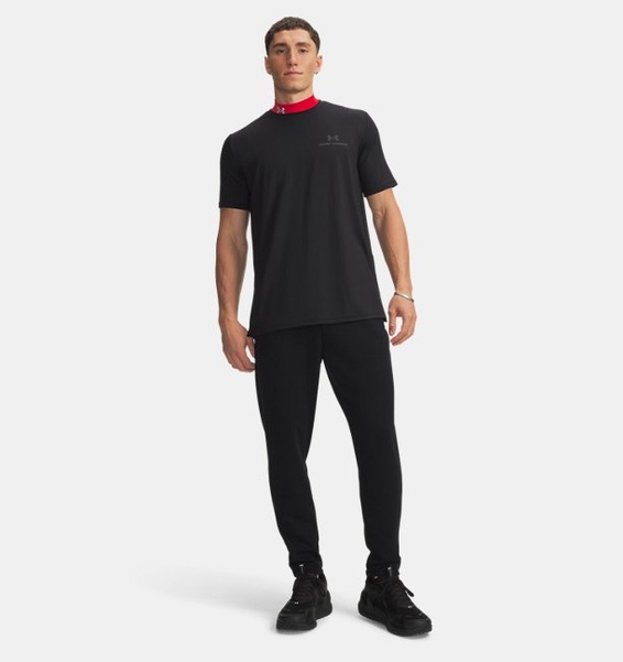 Siyah Erkek UA Flex Fleece Tapered Eşofman Altı