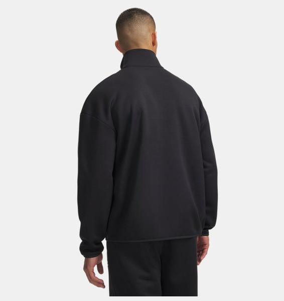 Siyah Erkek UA Armour Fleece 1/4 Zip Sweatshirt
