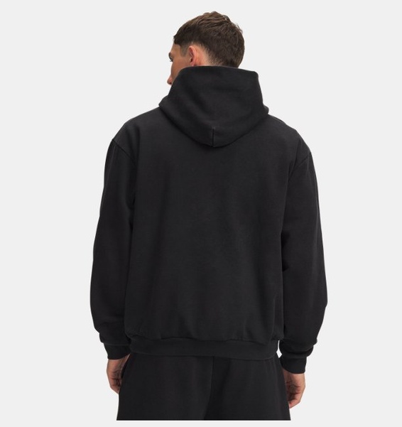 Siyah Erkek UA Icon Fleece Washed Hd Sweatshirt