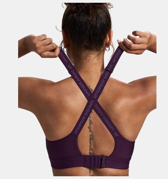 Mor Kadın UA Infinity High 2.0 Spor Sütyeni