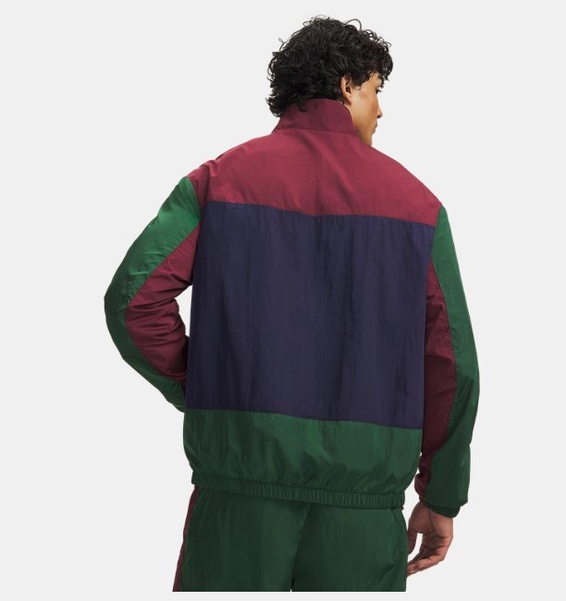 Yeşil Erkek UA Icon Woven Track Fermuarlı Ceket