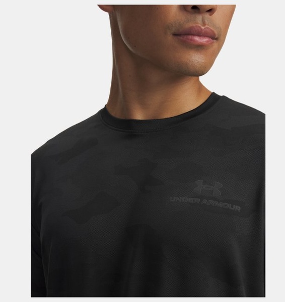 Siyah Erkek UA Vanish Energy Printed Kısa Kollu T-shirt