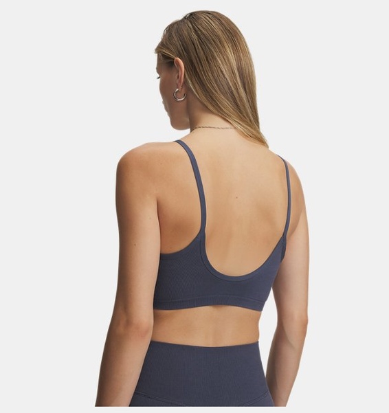 Gri Kadın UA Seamless Cotton Low Spor Sütyeni