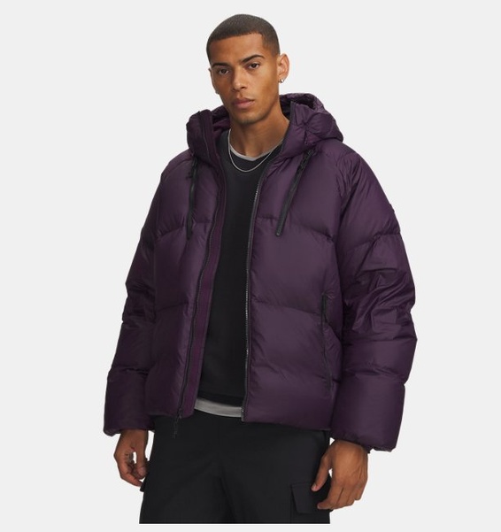 Mor Erkek UA Limitless Utility Puffer Mont